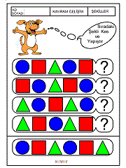 geometrik şekiller örüntü çalışamaları
